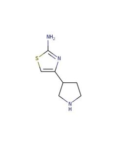 Astatech 4-(PYRROLIDIN-3-YL)-1,3-THIAZOL-2-AMINE, 95.00% Purity, 0.25G